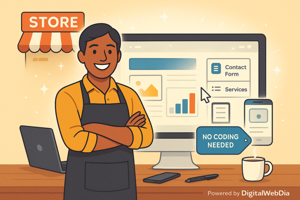 How to Build a Website for Your Small Business with Zero Coding Skills in 2025